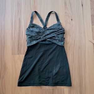 Lululemon Tank Size 4 dark green